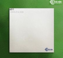 Gạch bóng kiếng 60x60 vân xà cừ trắng KHP6311