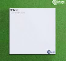 GẠCH LÁT NỀN 60X60 BÓNG KIẾNG TRẮNG TRƠN KHPM6013