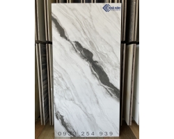 Gạch 60x120 siêu bóng trắng vân mây đậm KH 2718