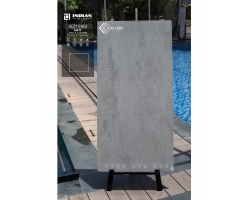 Gạch đá mờ 60x120 Ấn Độ, gạch xám mờ màu bê tông chống trơn
