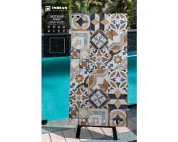 Gạch bông 60x120 bóng kiếng lát nền và trang trí ốp tường siêu đẹp