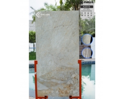 Gạch Ấn Độ 60x120 bóng kiếng vân đá tự nhiên