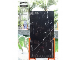 Gạch 60x120 Ấn Độ đen vân trắng Quận 8