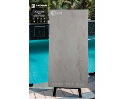 Gạch Ấn Độ 60x120 vân xám mờ chống trơn
