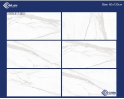 Gạch 60x120 trắng vân mây siêu bóng