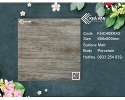 Gạch đá mờ 60x60 vân gỗ đẹp như thật