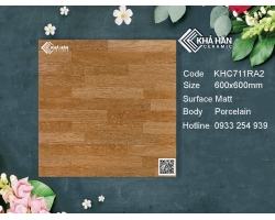 Gạch mờ 60x60 vân gỗ mang lại sự ấm áp cho không gian phòng ngủ