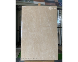 Đá 60x90 bóng kiếng vân đá nâu nhẹ 