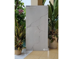 Gạch 60x120 trắng vân mây cao cấp Ấn Độ 