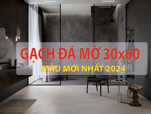 GẠCH ĐÁ MỜ 30X60 MẪU MỚI NHẤT 2024, GIÁ GẠCH ĐÁ MỜ 30X60
