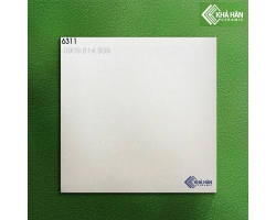 Gạch bóng kiếng 60x60 vân xà cừ trắng KHP6311