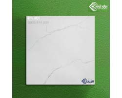 Gạch bóng kiếng 60x60  trắng vân mây KHPM6001
